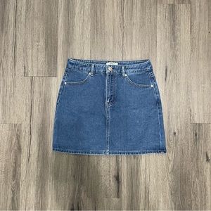 NWOT Denim Mini Skirt